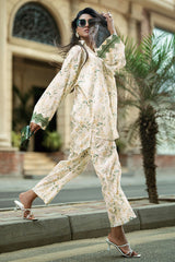 Ripple Crinkle Printed Co-Ord Set IUSTTS-856