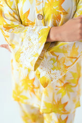 Ripple Crinkle Printed Co-Ord Set IUSTTS-858