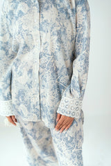 Ripple Crinkle Printed Co-Ord Set IUSTTS-864