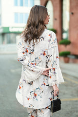 Ripple Crinkle Printed Co-Ord Set IUSTTS-879