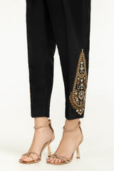 Luxury Pret Poly Raw Silk Embroidered Trouser ILP-TR-22-12 1 Piece