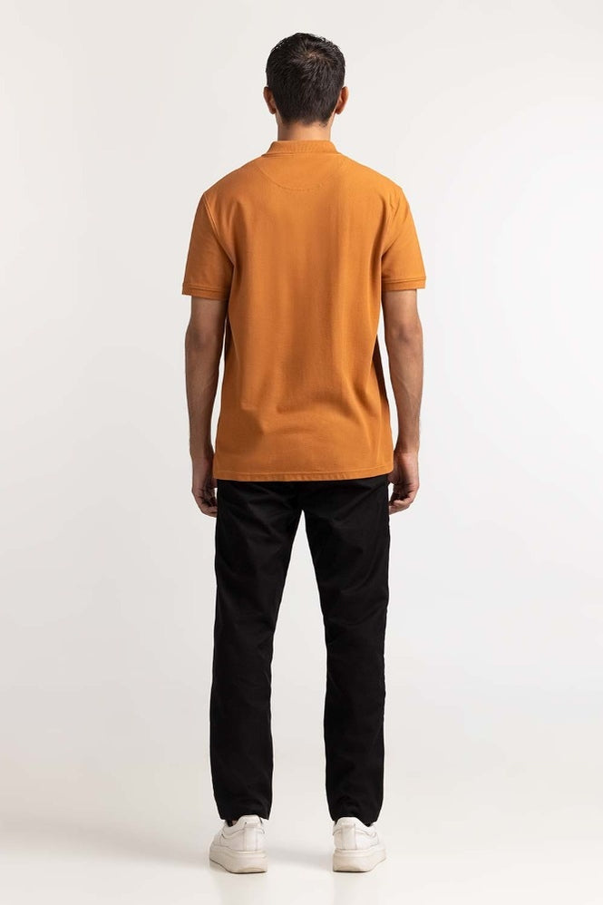 Roasted Pecan Signature Polo PS-SIGPK24-009