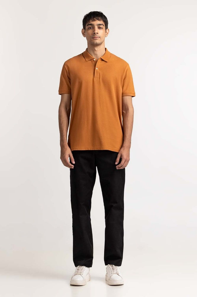 Roasted Pecan Signature Polo PS-SIGPK24-009