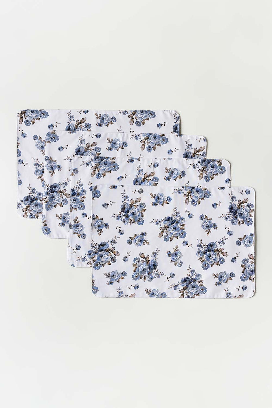 AW23-Rose blue Placemat and Runner Set