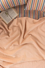 Rose Cloud Matelasse Blanket