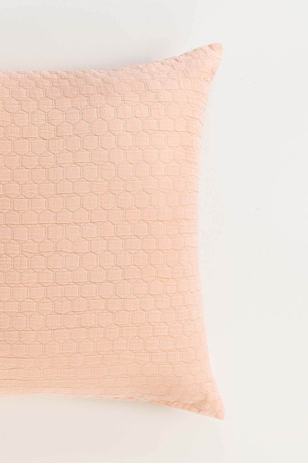Rose Cloud Matelasse Square Cushion