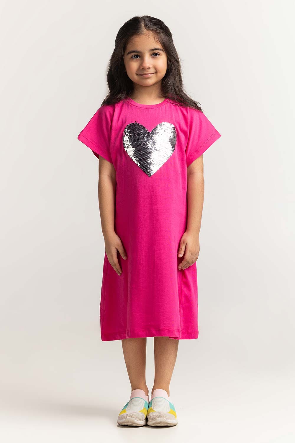 Round Neck Embellished Dress TG-DRS-SS24-408
