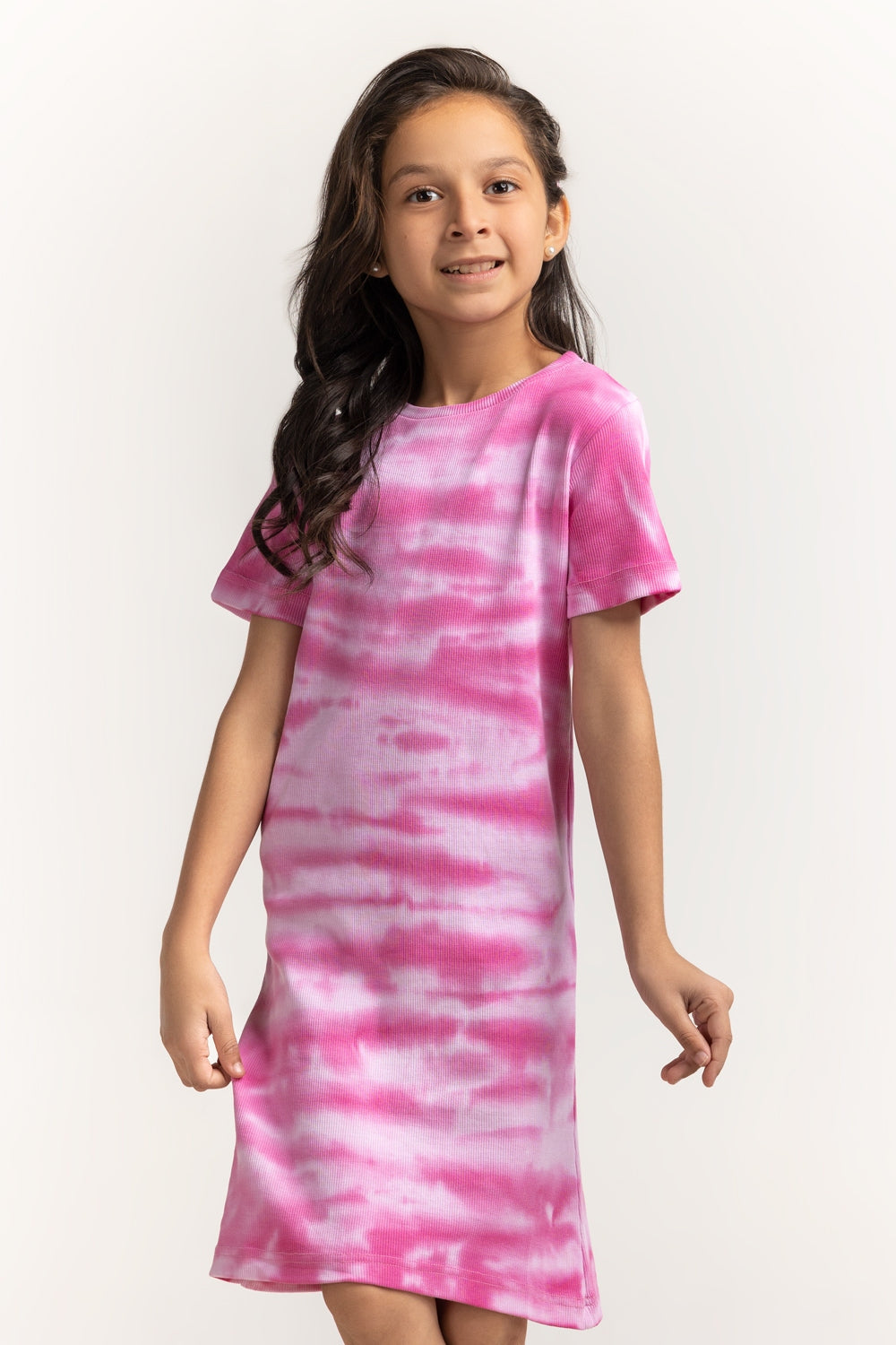 Round Neck Tie-Dye Dress JG-DRS-SS24-401