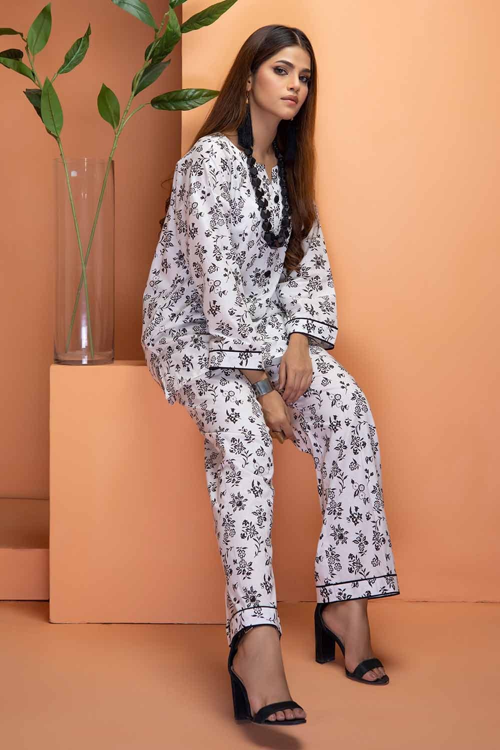 2 Piece Printed Lawn unstitched Suit  TLP-32010