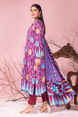 2 Piece Printed Linen Shirt With Dupatta WNST-12013 B