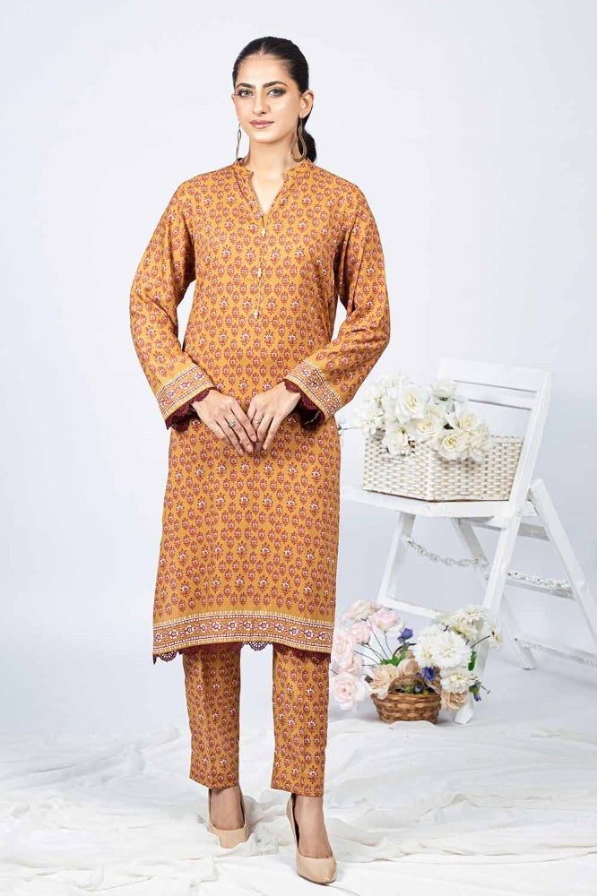 Printed Linen Unstitched Shirt