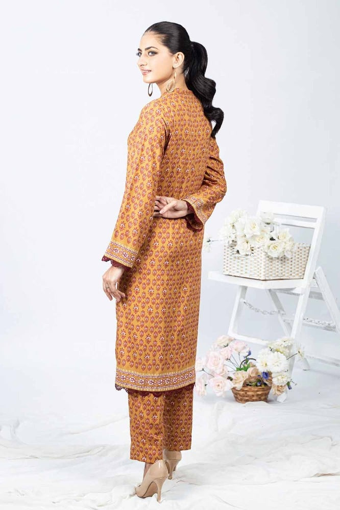 Printed Linen Unstitched Shirt