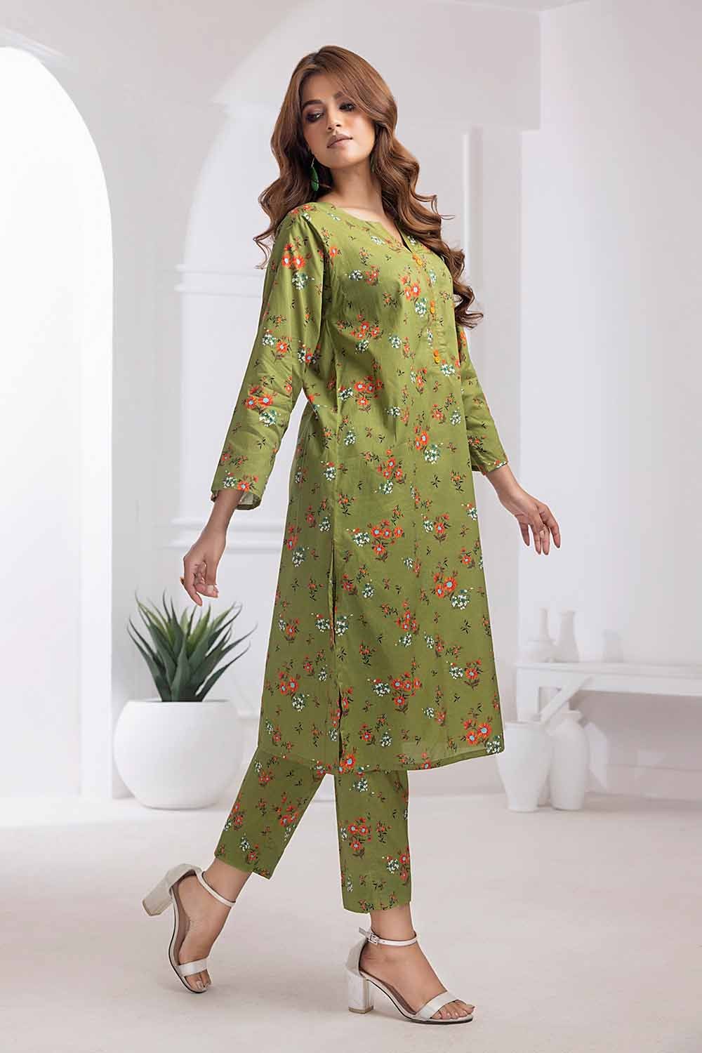 2 Piece Printed Lawn Unstitched Suit TLP-32083