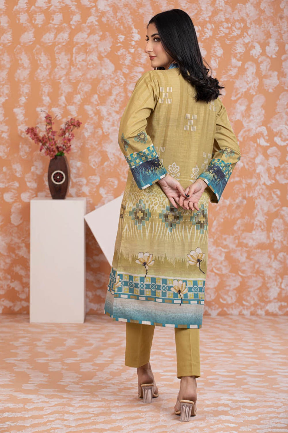 2 Piece Khaddar Unstitched Digital Printed Suit WNST-32046