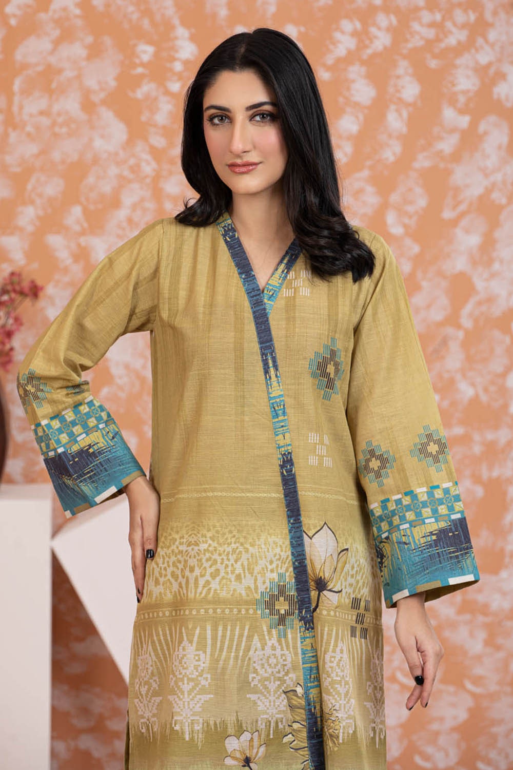 2 Piece Khaddar Unstitched Digital Printed Suit WNST-32046