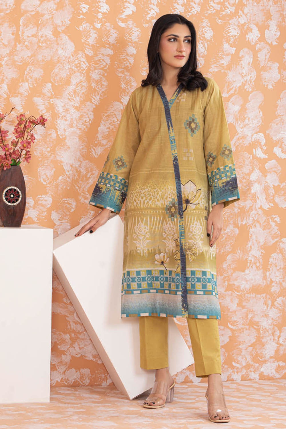 2 Piece Khaddar Unstitched Digital Printed Suit WNST-32046