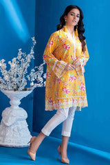 2 Piece Schiffli Embroidered Unstitched Digital Printed Suit TL-12012