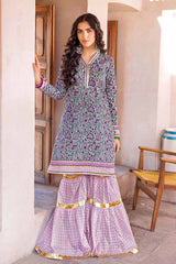 2 Piece Lawn Unstitched Printed Shirt Trousers Suit TL-32027 A