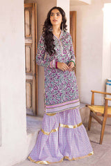2 Piece Lawn Unstitched Printed Shirt Trousers Suit TL-32027 A