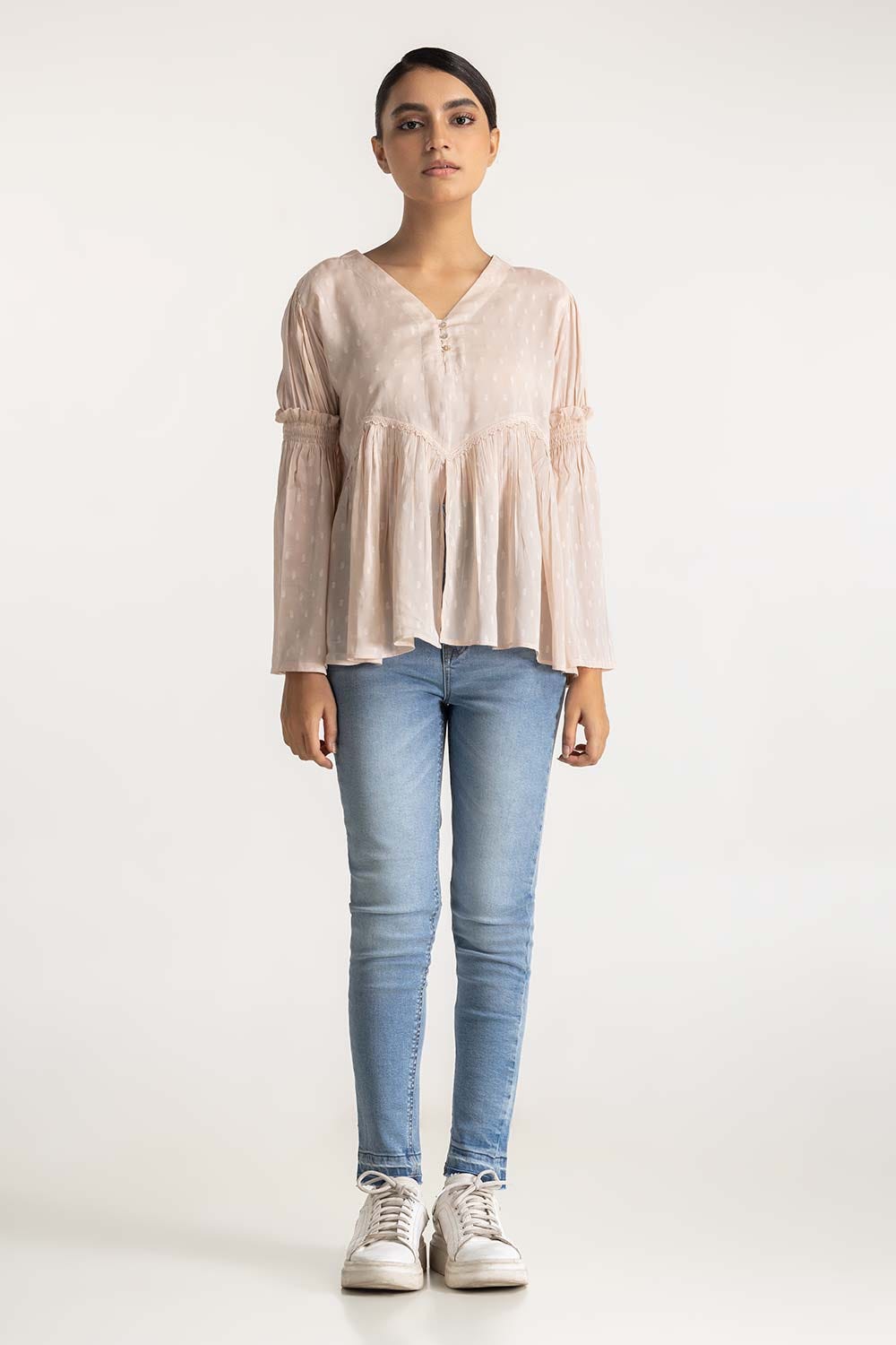 Ruffled Layered Blouse WM-CS-SS24-065