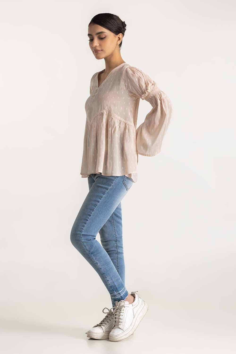 Ruffled Layered Blouse WM-CS-SS24-065
