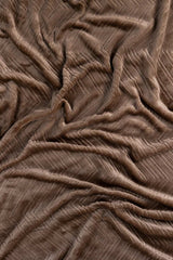 AW22-RUSSET Embossed Single Ply Fleece