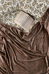 AW22-RUSSET Embossed Single Ply Fleece