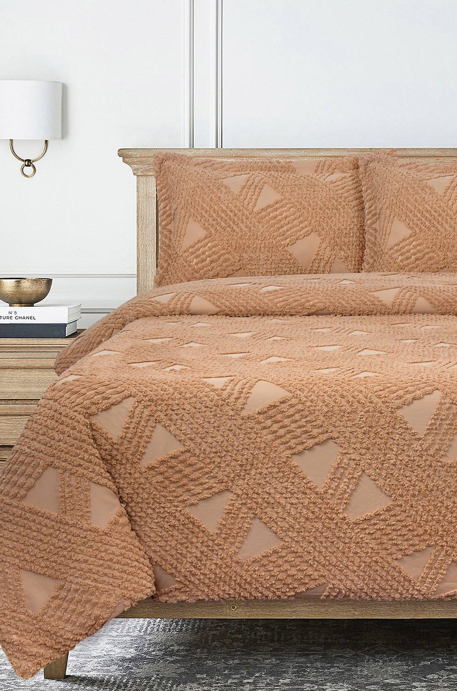 Russet Tufted Quilt cover