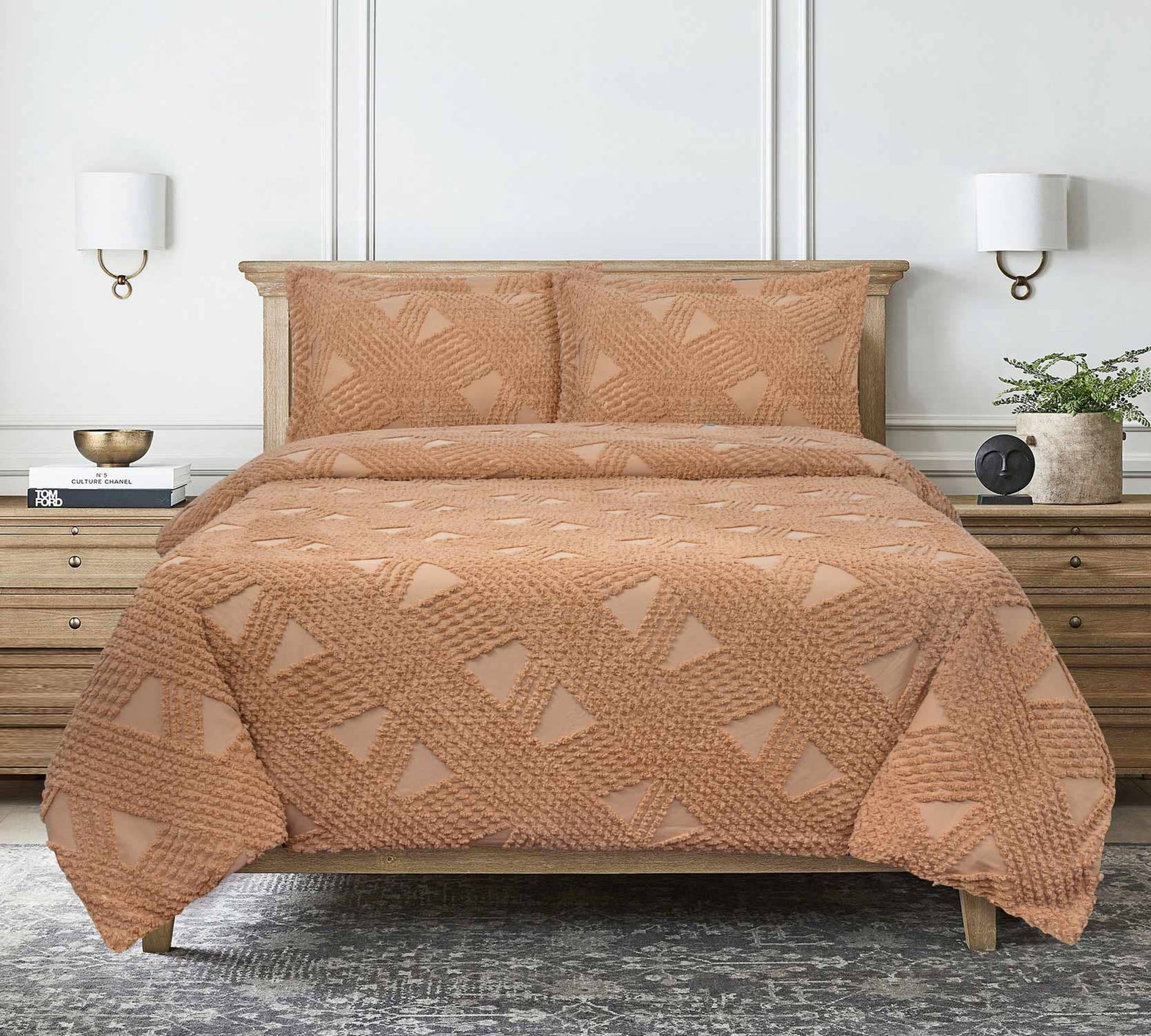 Russet Tufted Quilt cover