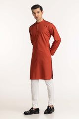 Rust Basic Kurta KR-STY24-063