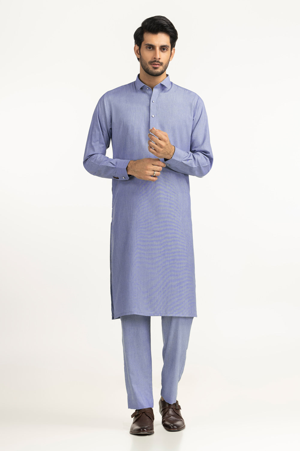 Sada Bahar Unstitched Fabric Blended-LF