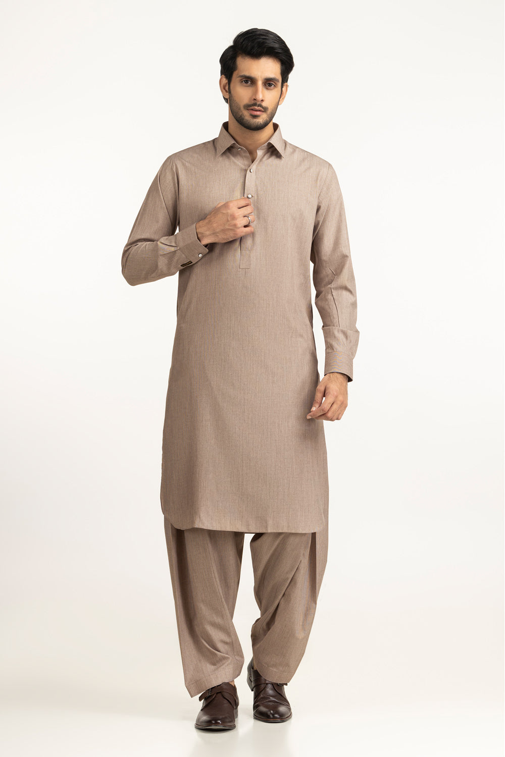 Sada Bahar Unstitched Fabric Blended-LF