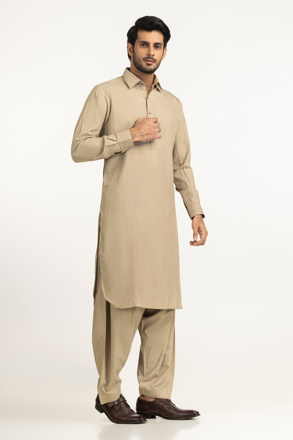 Sada Bahar Unstitched Fabric Blended-LF