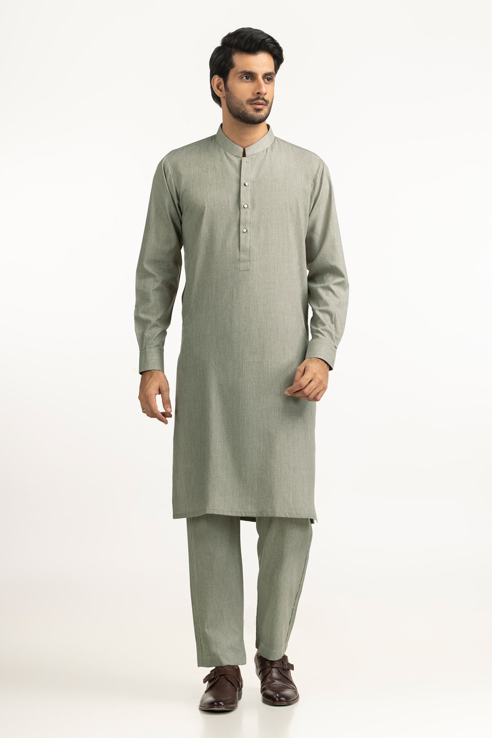 Sada Bahar Unstitched Fabric Blended-LF