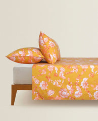 Saffron T-200 Bed Sheet Set