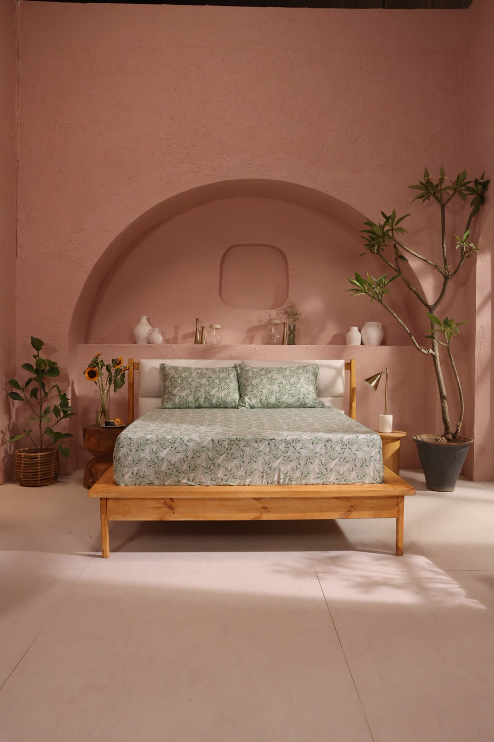 Sage Green T-200 Bed Sheet Set
