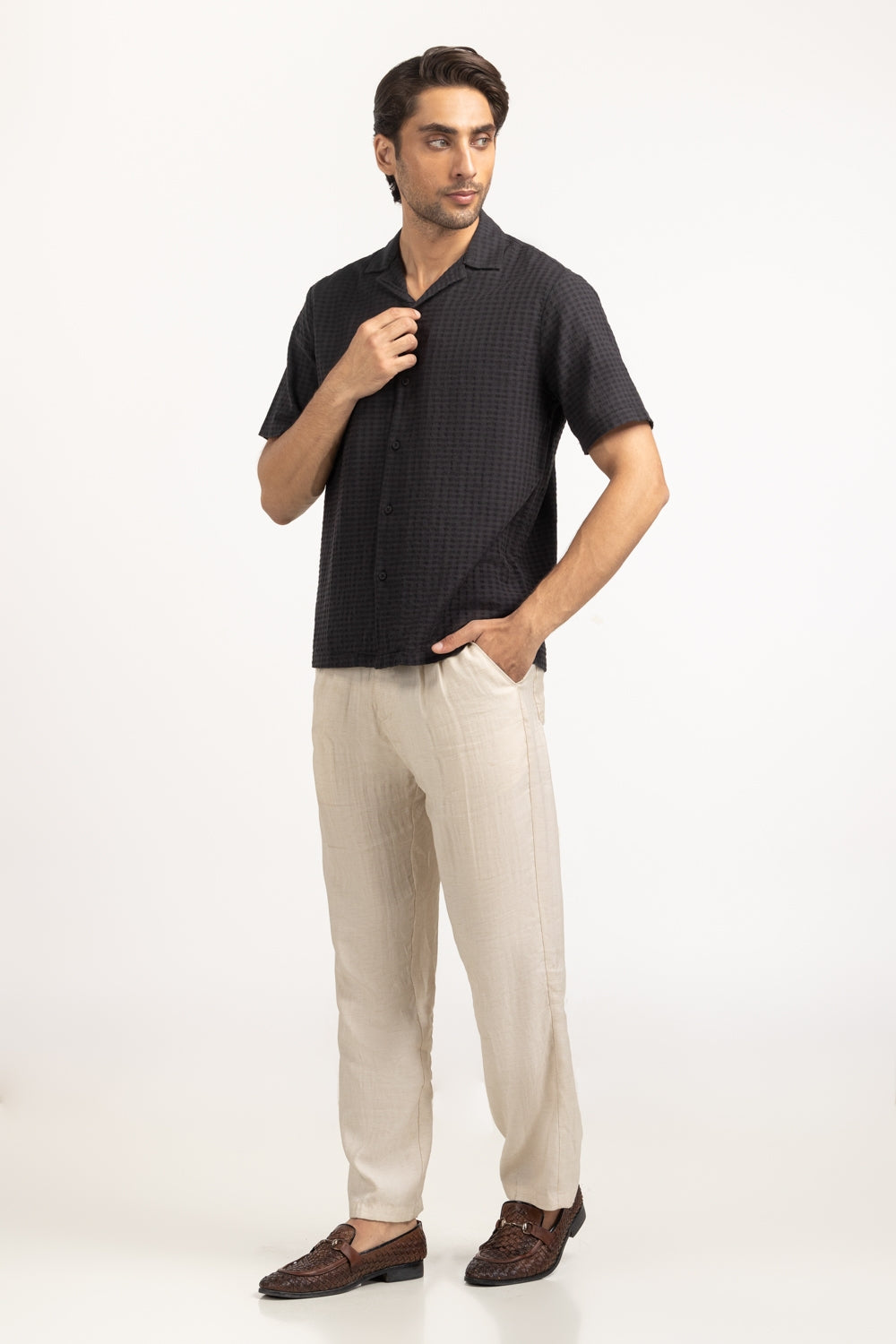Regular Fit Casual Shirts MN-CS-SS25-187