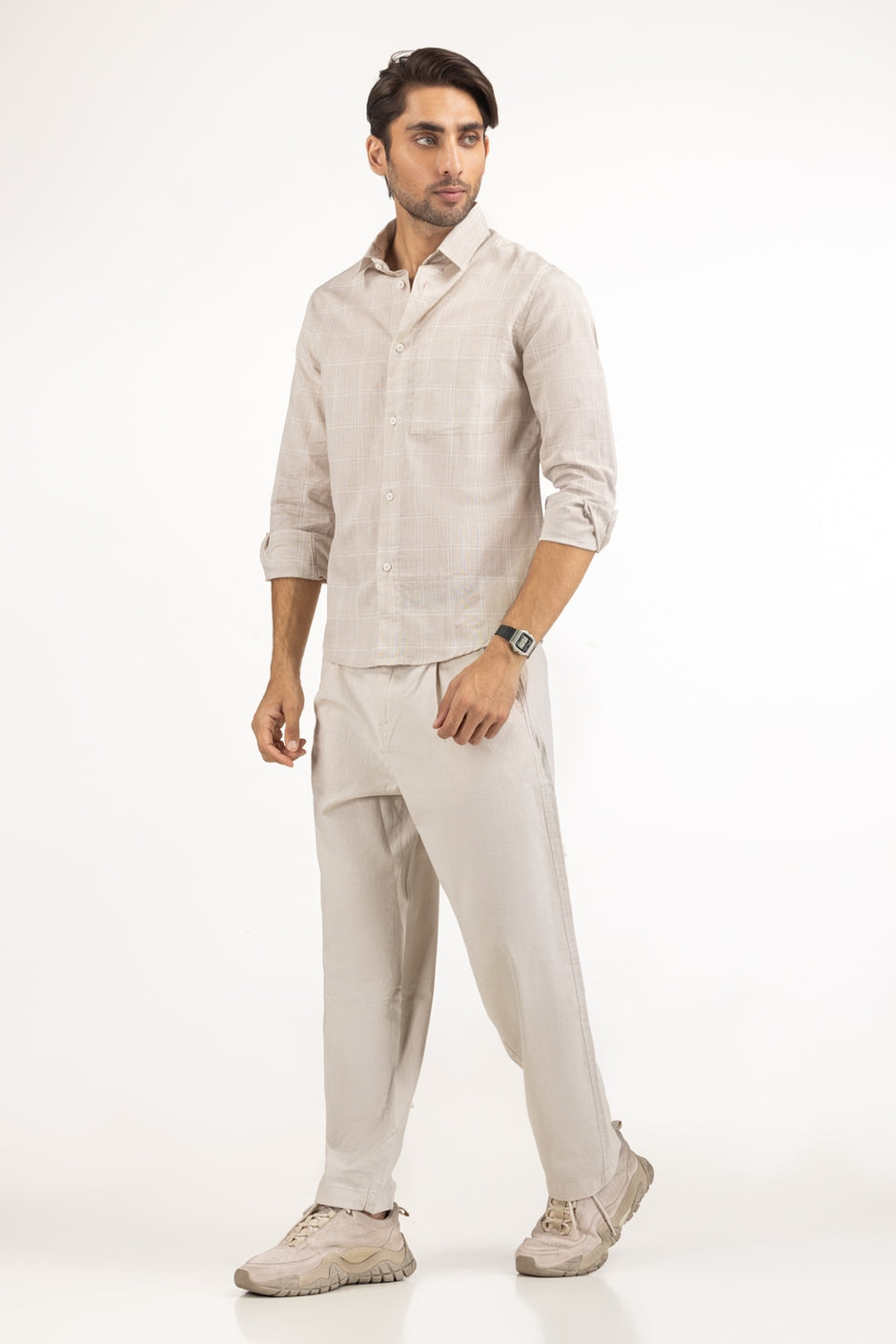 Regular Fit Casual Shirts MN-CS-SS25-203