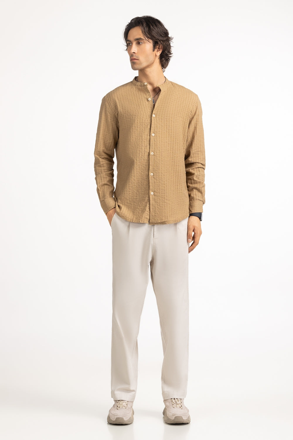 Regular Fit Casual Shirts MN-CS-SS25-186