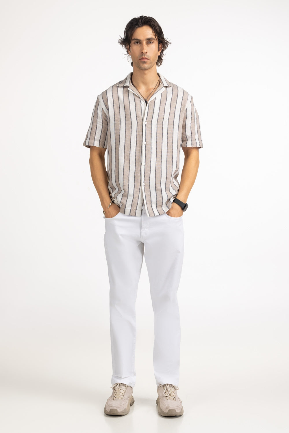 Regular Fit Casual Shirts MN-CS-SS25-205