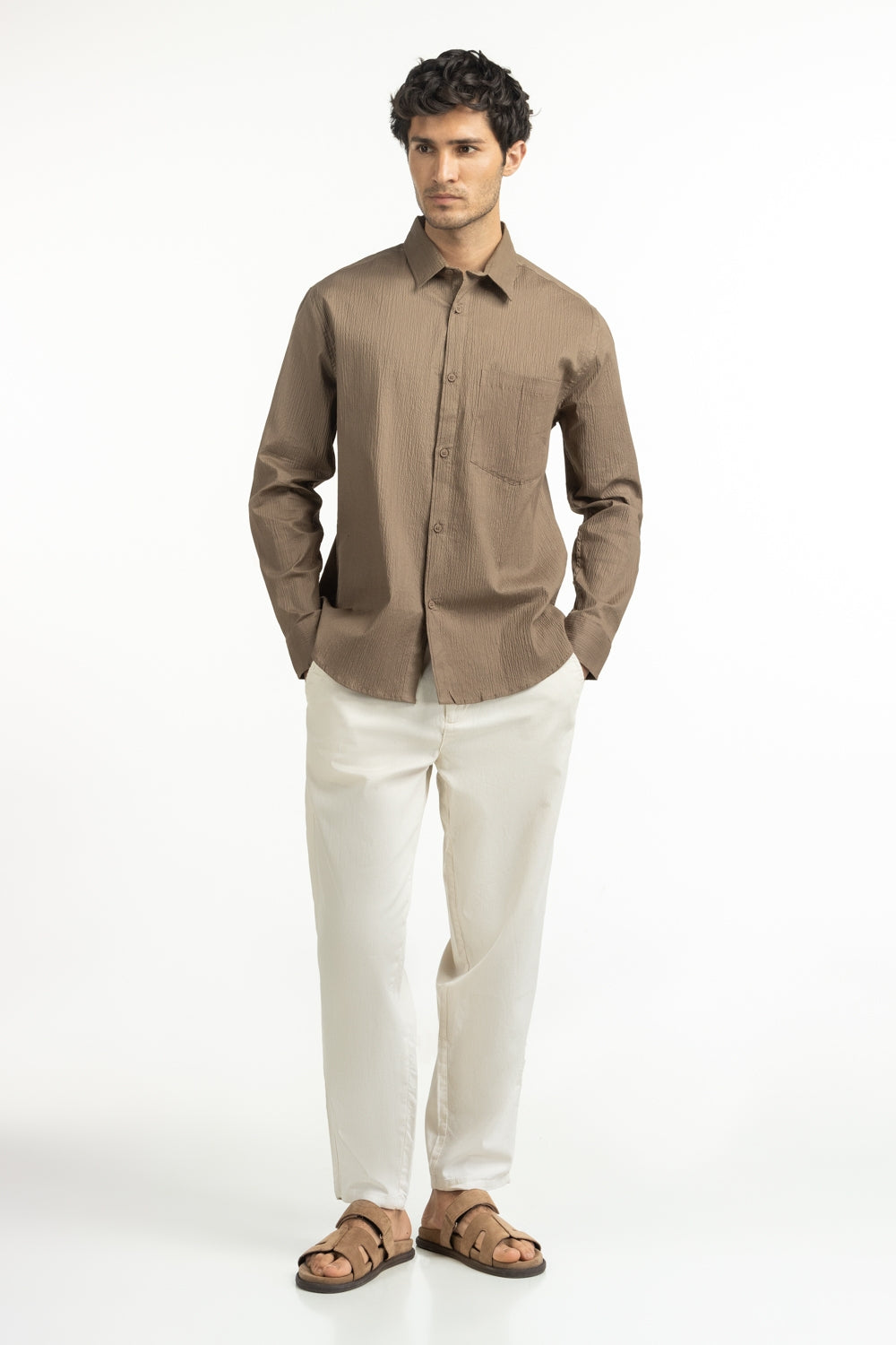 Regular Fit Casual Shirts MN-CS-SS25-238
