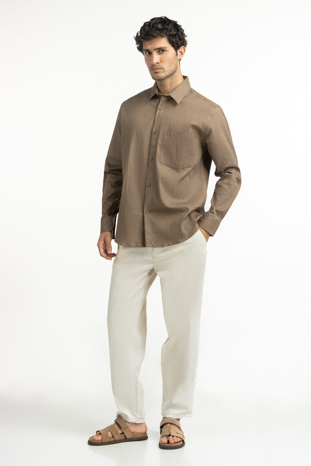 Regular Fit Casual Shirts MN-CS-SS25-238