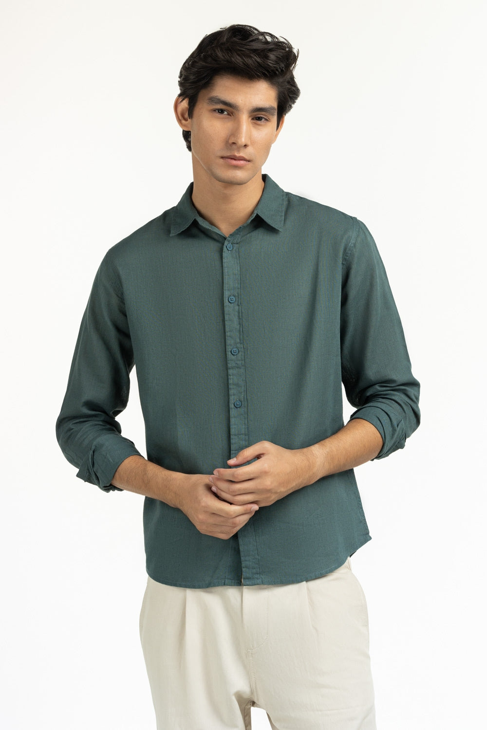 Regular Fit Casual Shirts MN-CS-SS25-215