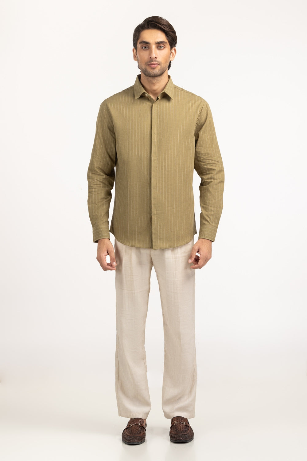 Regular Fit Casual Shirts MN-CS-SS25-181