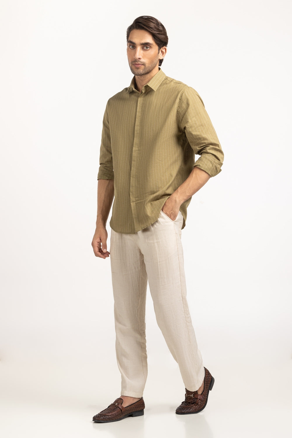 Regular Fit Casual Shirts MN-CS-SS25-181