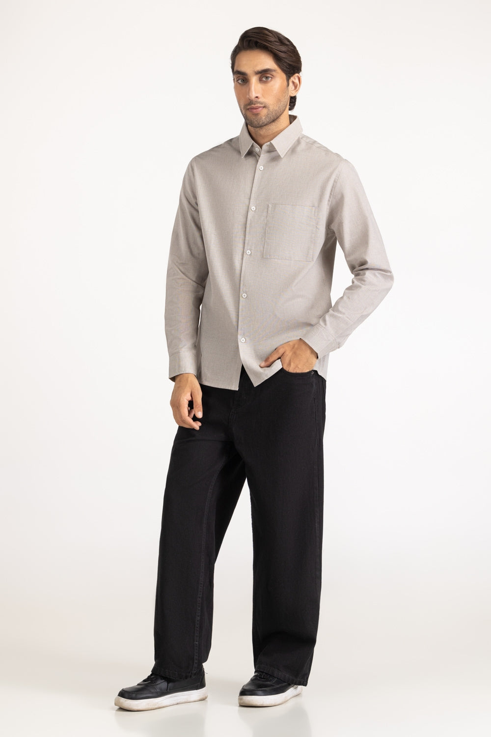 Regular Fit Casual Shirts MN-CS-SS25-185