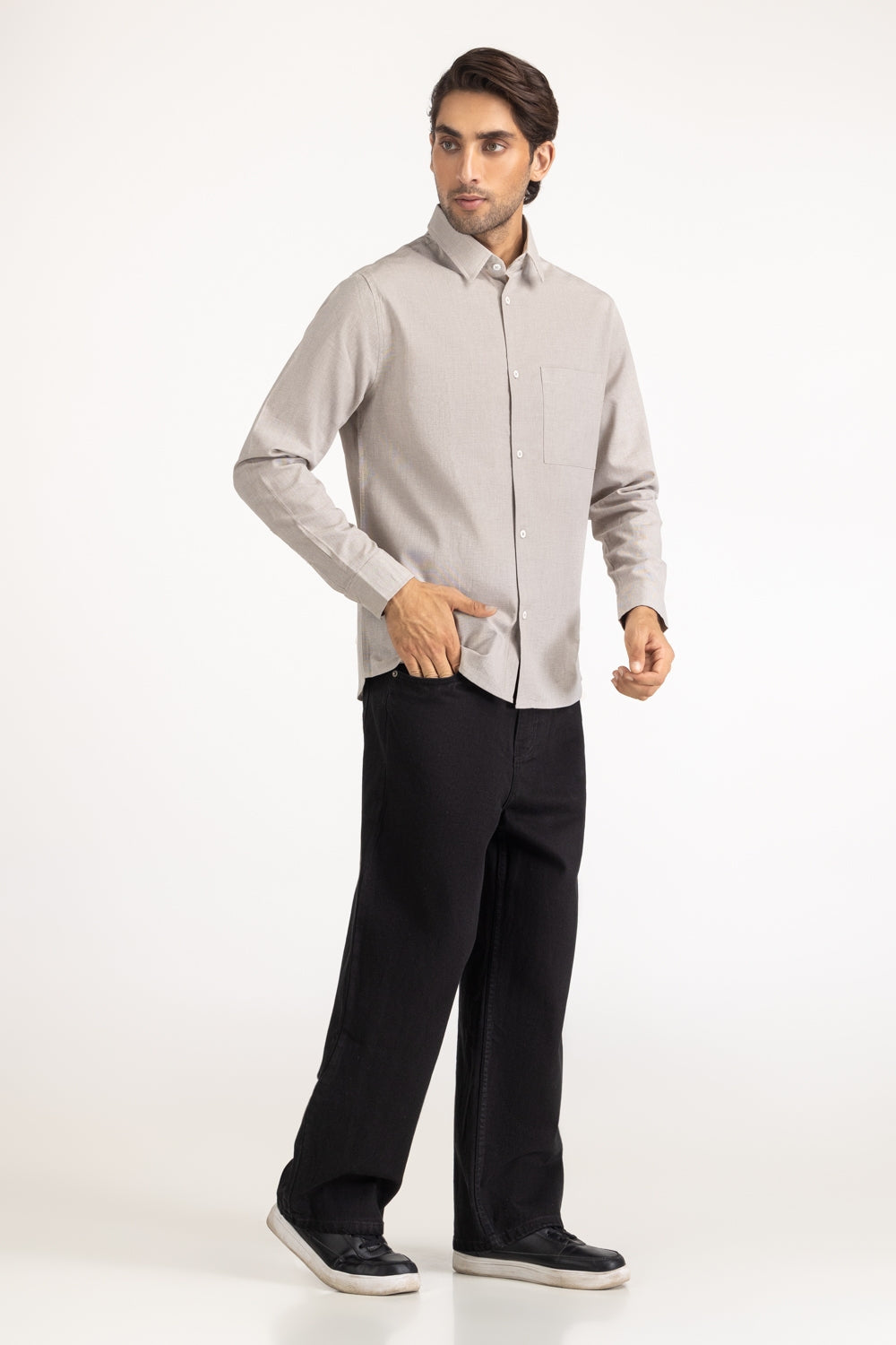 Regular Fit Casual Shirts MN-CS-SS25-185