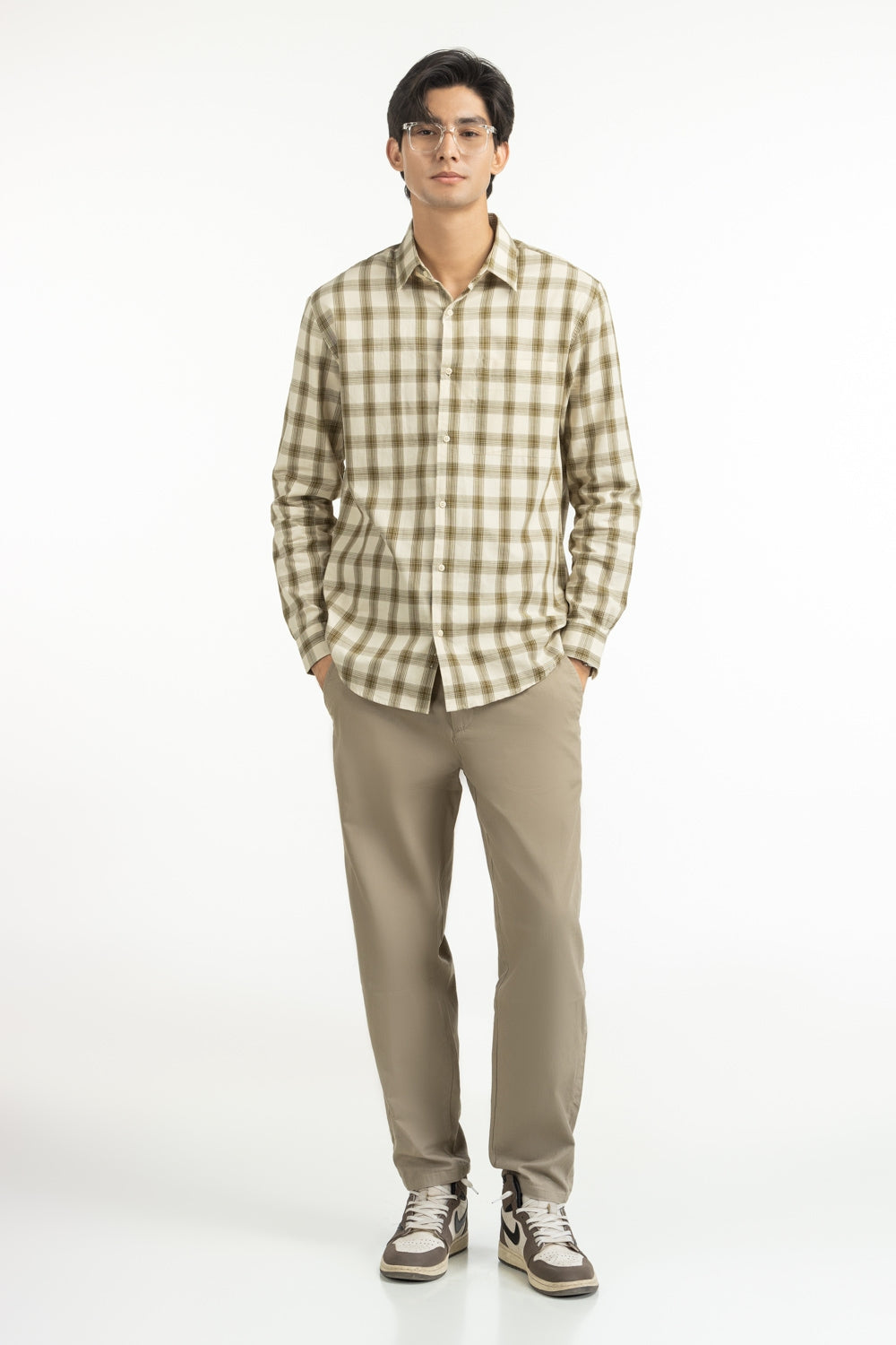 Regular Fit Casual Shirts MN-CS-SS25-197