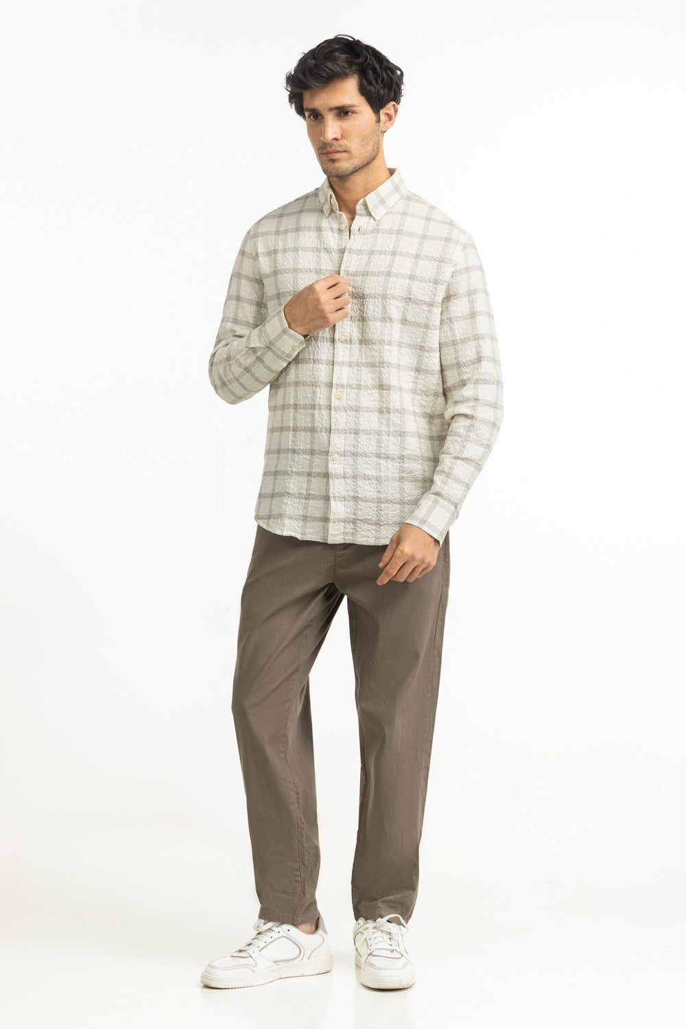 Regular Fit Casual Shirts MN-CS-SS25-235