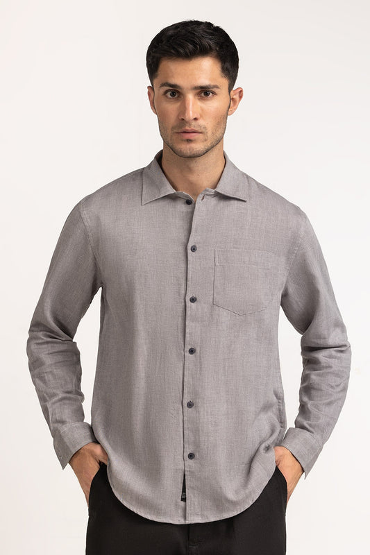 Self Textured Casual Shirts MN-CS-WS24-008